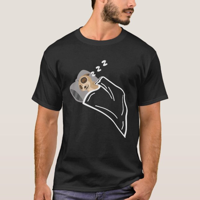 Camiseta Meerkat Sleeping Cute Meerkat (Frente)