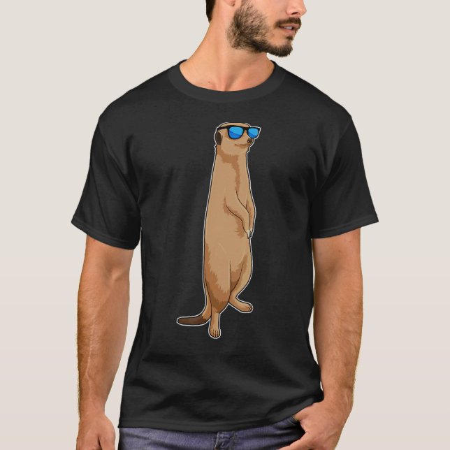 Camiseta Meerkat Sunglass (Frente)
