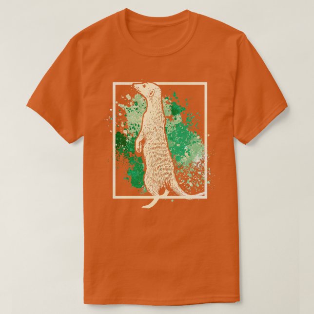 Camiseta Meerkat Suricate (Frente do Design)