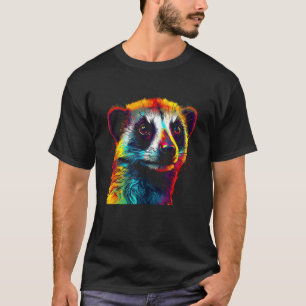 Camiseta Meerkat Trabalho de arte Animal Meerkat