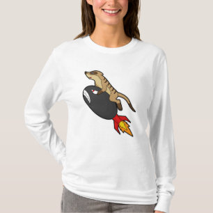 Camiseta Meerkat voando com Rocket