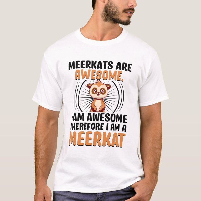 Camiseta Meerkats É Incrível (Frente)