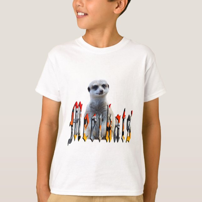 Camiseta "Meerkats: Orgulhoso Atrás do Nome" (Frente)
