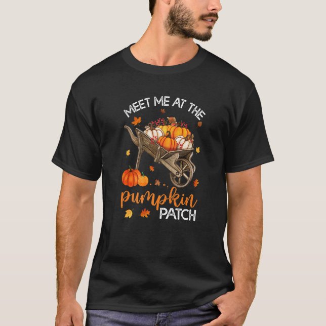 Camiseta Meet Me At The Pumpkin Patch (Frente)