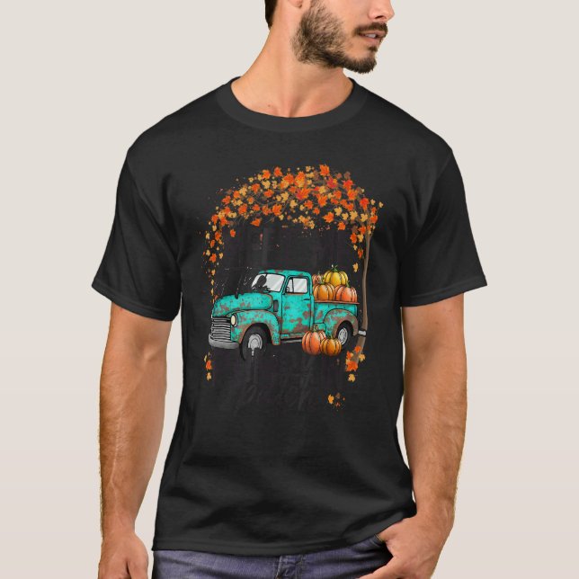 Camiseta Meet Me at The Pumpkin Patch Fall Autumn Thanksgiv (Frente)