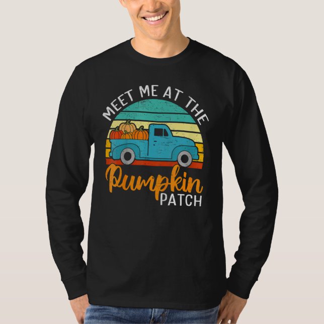 Camiseta Meet Me At The Pumpkin Patch Toddler Youth Thanksg (Frente)