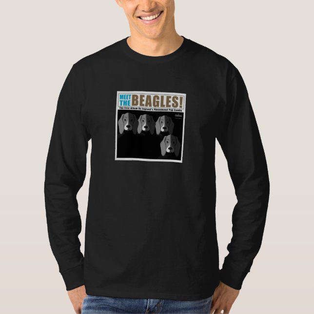 Camiseta Meet The Beagles Dog Classic Album Parody (Frente)