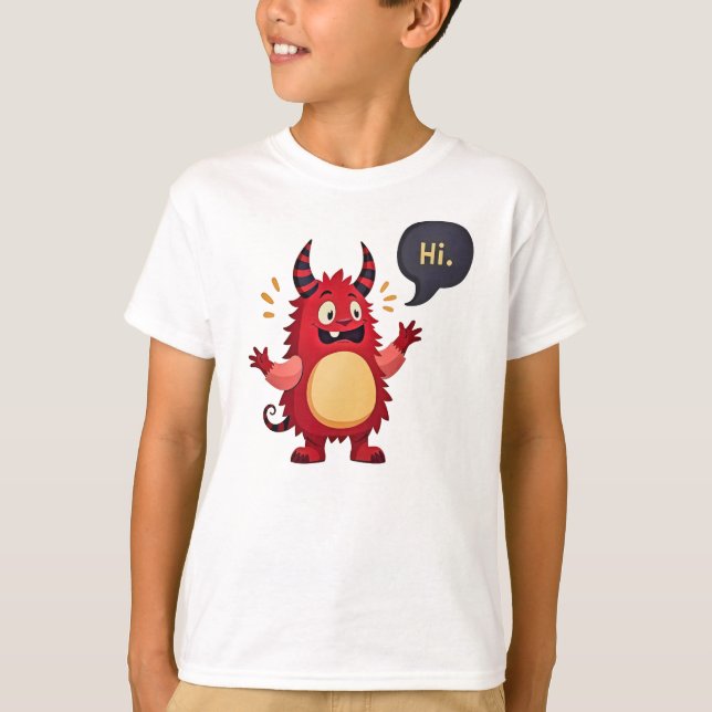 Camiseta Meet the Friendly Monster (Frente)