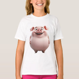 Camiseta Meet the Squishy Pink Pig! Smile T-Shirt