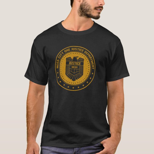 Camiseta Mega City One Justice Department MC01 Pull (Frente)