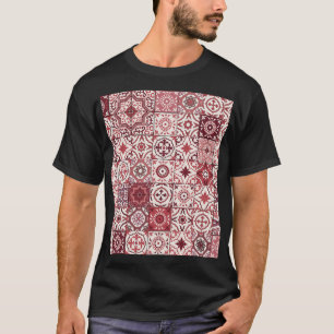 Camiseta Mega Gorgeous - Padrão de retalhamento marroquino