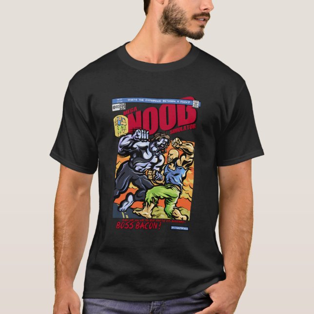 Camiseta Mega Noob Simulator (Frente)