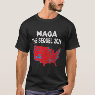 Camiseta Mega O Mapa Eleitoral do Presidente Sequel Trump 2