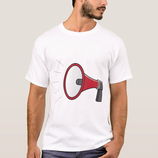 Camiseta Megafone alto (Frente)