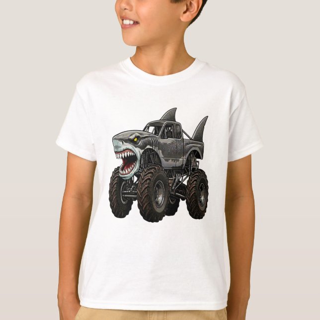 Camiseta Megalodon Monster Truck  (Frente)