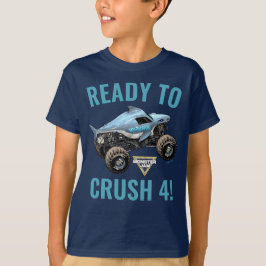 Camiseta Megalodon Pronto para Esmagar Gráfico de Aniversár