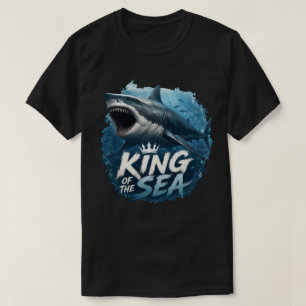 Camiseta Megalodon Rei Do Mar Design Divertido Amante De Tu