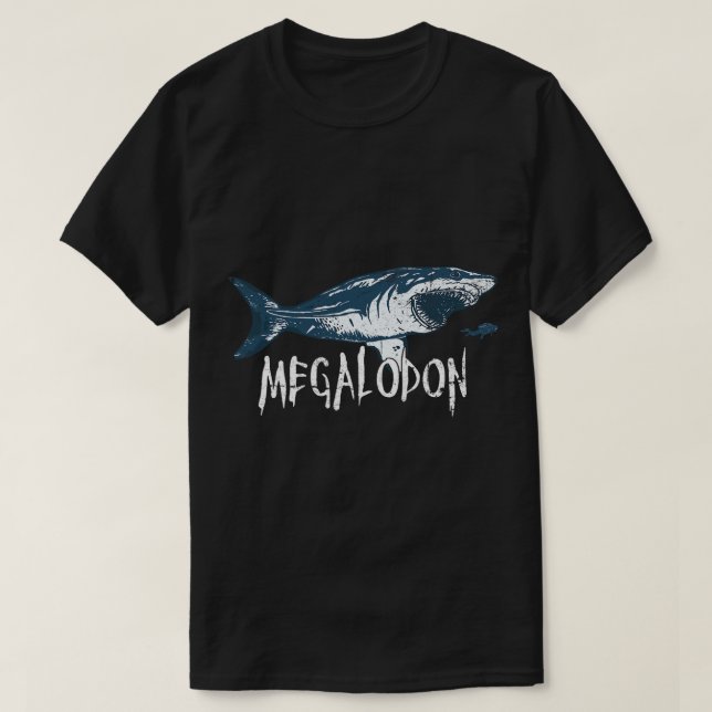 Camiseta Megalodon Shark Lovers (Frente do Design)
