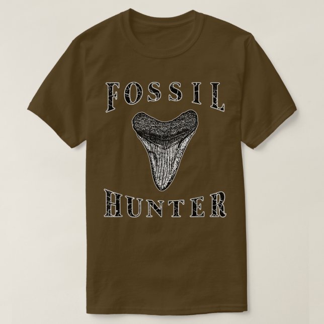 Camiseta Megalodon Tooth Fossil Hunter Paleont (Frente do Design)