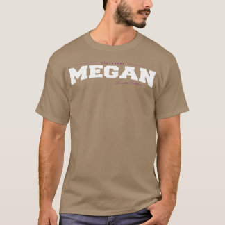 Camiseta Megan Nome Edição Limitada Divertida Retro Vintage