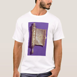 Camiseta Megillah em um caso de prata, Viena, c.1715