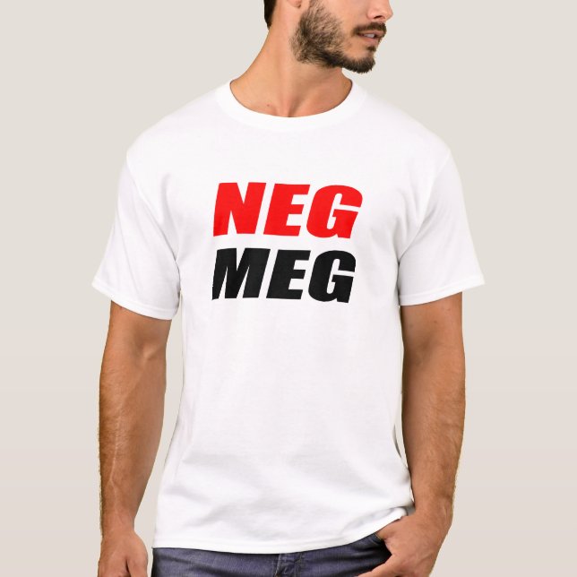 CAMISETA MEGOHM NEGATIVO (Frente)