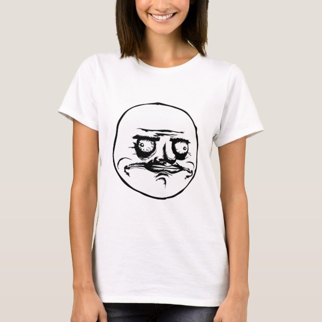 Camiseta Megusta Meme enfrenta (do reddit, 9gag, 4chan) (Frente)
