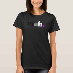 Camiseta meh Orgulho Assexual Bandeira LGBTQ Ace LGBT As