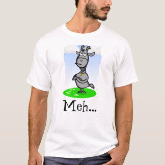 Camiseta Meh velho irritado da cabra
