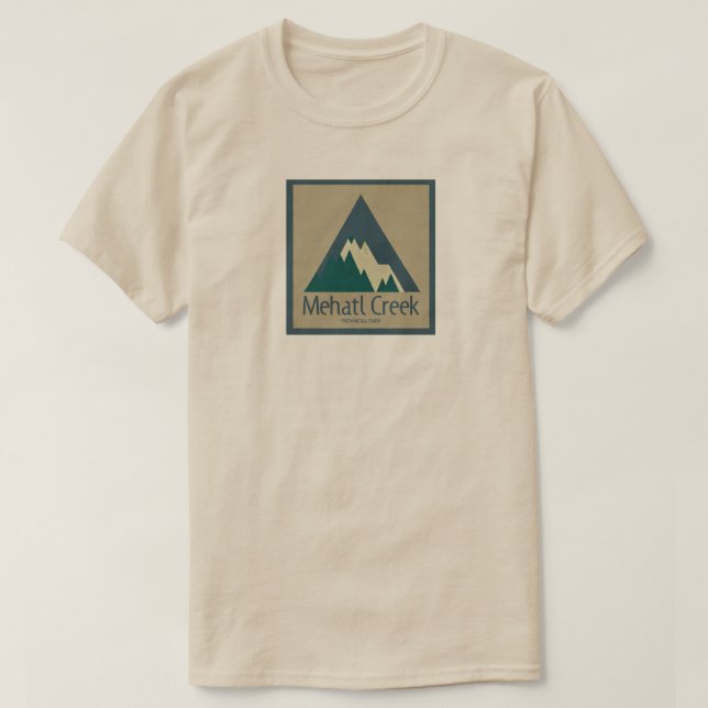 Camiseta Mehatl Creek Provincial Park Rustic (Frente do Design)