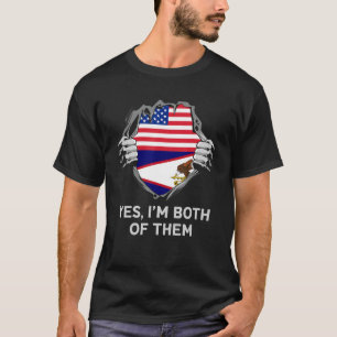 Camiseta Meia-americana Samoa americana Sa americana