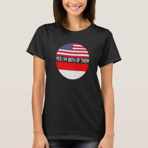 Camiseta Meia-Americana Semelhante à Heri da Família de Ban