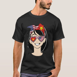 Camiseta Meia-Americana Semelhante Vietnamita Pequena Vietn