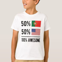 Meia bandeira portuguesa metade americana Bandeira