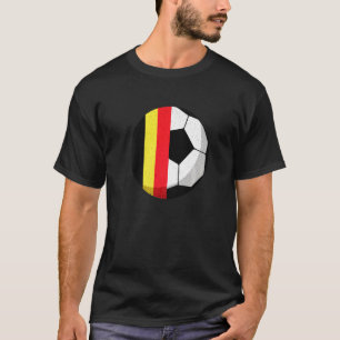 Camiseta Meia Bélgica Bandeira Half Futebol Pai Futebol bel