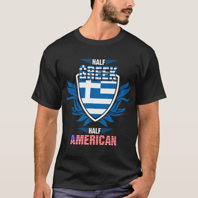 Camiseta Meia-camisa grega meia-americana (Frente)