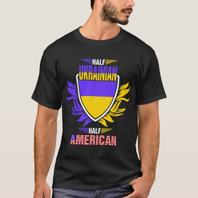 Camiseta Meia-camiseta ucraniana (Frente)