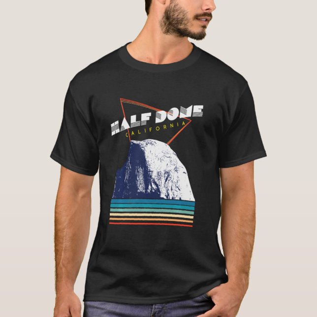 Camiseta Meia-Dome California Usa 1980 Retro (Frente)