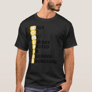 Camiseta Meia Energia Da Minha Casa Desperdiçou-Se Em Saber