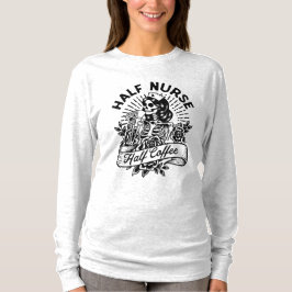 Camiseta Meia Enfermeira Coffee Cote