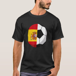 Camiseta Meia Espanha Sinalizador Meia Futebol de Futebol