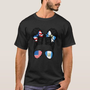 Camiseta Meia guatemalteca americana Guatemala Flag P