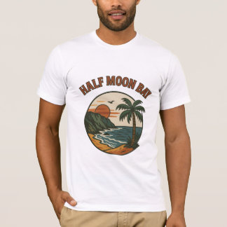 Camiseta Meia Lua Bay California - Coastside Vibes T-Shirt
