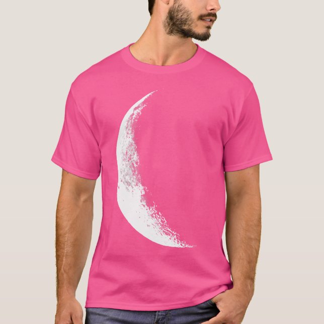 Camiseta Meia Lua Lua Brilhante (Frente)