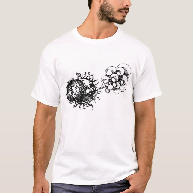 Camiseta meia lua, sol e vento (Frente)