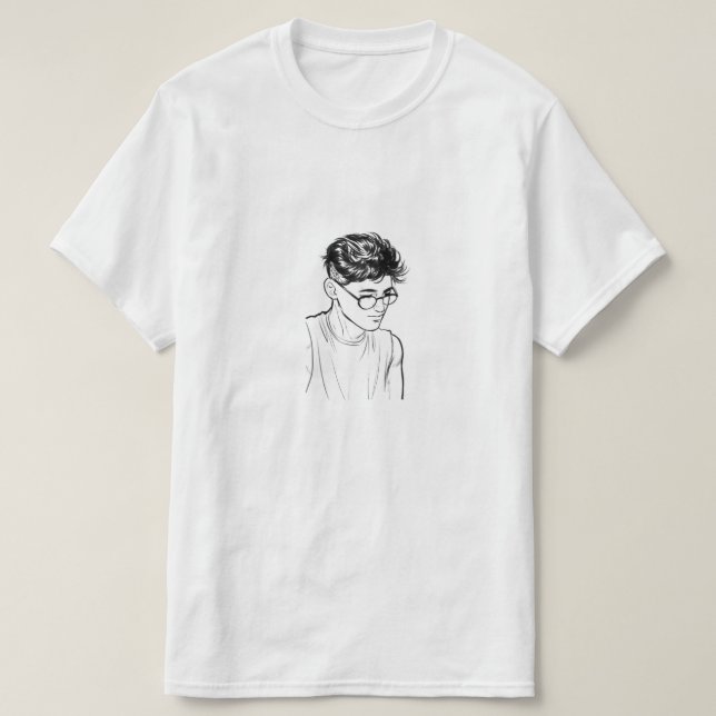 Camiseta meia manga . (Frente do Design)