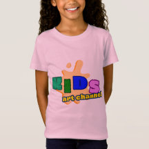 Camiseta meia manga com desenho infantil