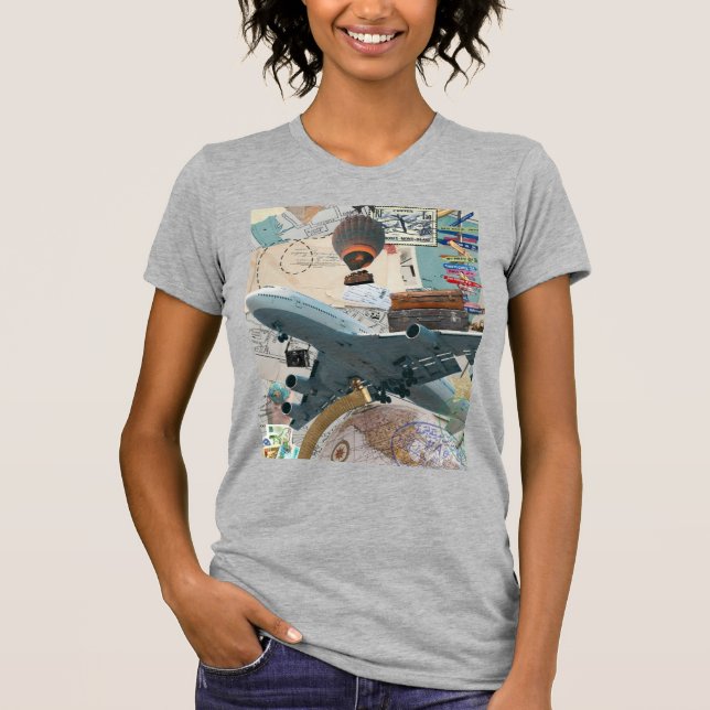 camiseta meia manga com design bonito (Frente)
