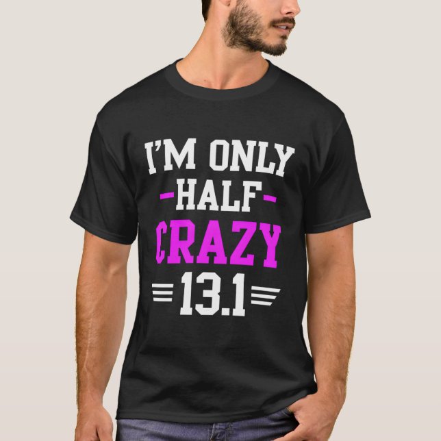 Camiseta Meia maratona - Crazy Runner Training 131 Mile (Frente)