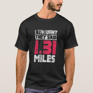 Camiseta Meia Maratona Em Funcionamento 1 31 Milhas De Dist